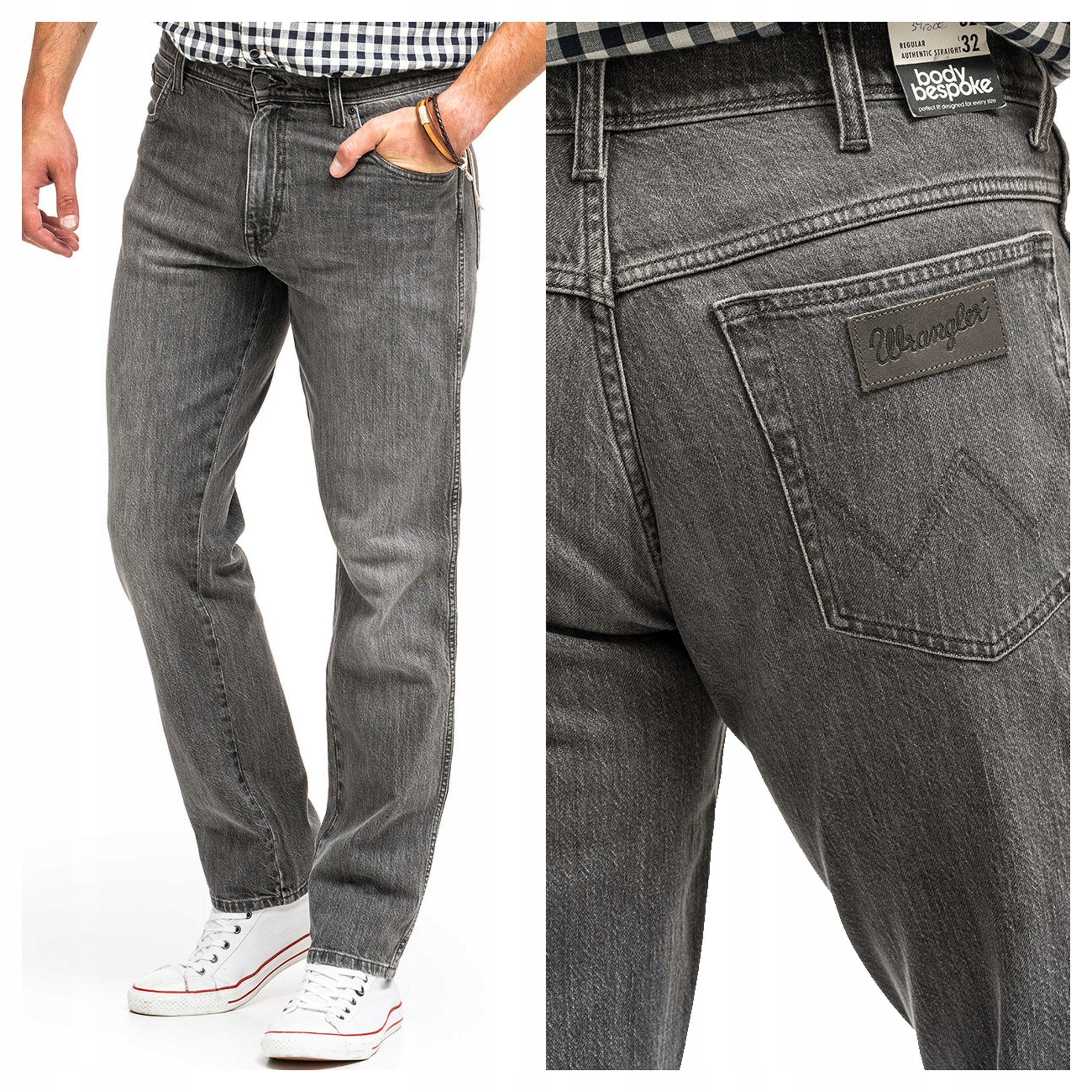 Wrangler Texas Męskie Spodnie Jeansowe W32 L30