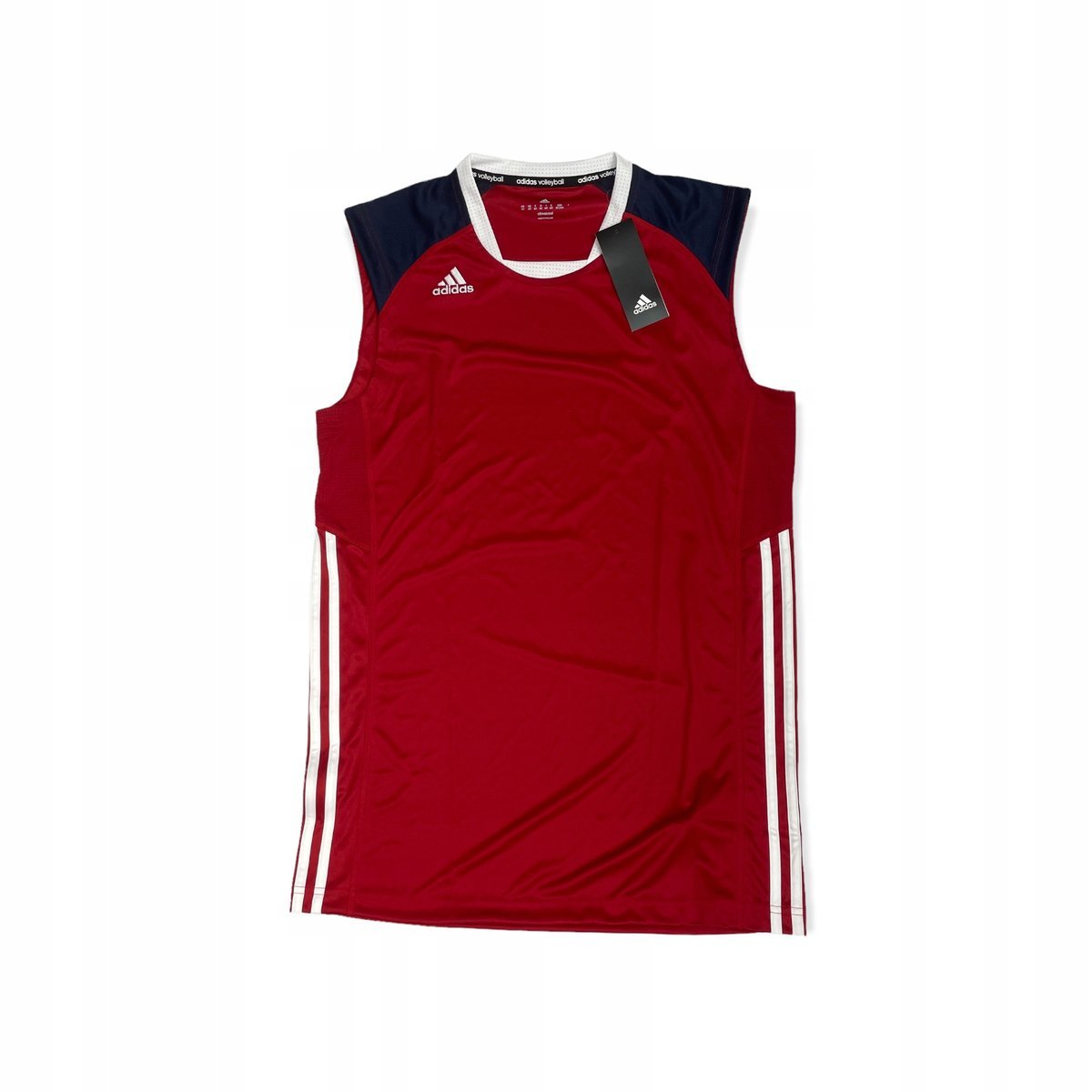 Koszulka top męski siatkówka ADIDAS czerwony M
