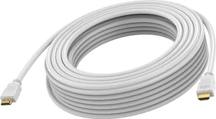 Kabel Vision VISION Professionelles Installations-HDMI-Kabel - LEBENSLANGE GARANTIE - 8K bei 30 Hz - HDMI-Version 2.1 - 48 Gbps - doppelt abgeschirmt - vergoldete Stecker - HDMI M auf HDMI M - Aussendurchmesser 9,5 mm - AWG 26 - 15 m - weiss - Kable komputerowe i do monitorów - miniaturka - grafika 1