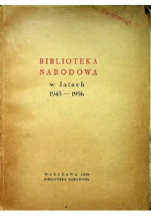 Biblioteka narodowa w latach 1945 - 1956 - Historia Polski - miniaturka - grafika 1