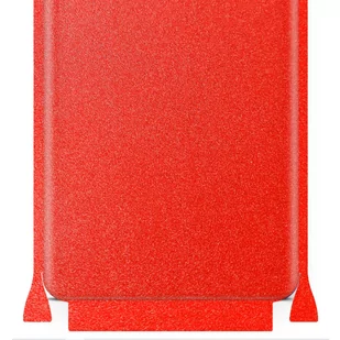 Folia naklejka skórka strukturalna na TYŁ+BOKI do Apple iPad 10.2 -  Czerwony Pastel Matowy Chropowaty Baranek - apgo SKINS - Akcesoria do tabletów i e-booków - miniaturka - grafika 1