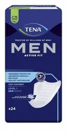 Wkładki higieniczne - Wkładki anatomiczne TENA Men Active Fit Level 1, 24 szt. - miniaturka - grafika 1