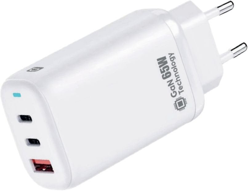 Quick QG-311 GaN 2x USB-C / USB Charger 65W 4752168141694