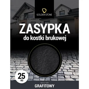 Zasypka do kostki brukowej grafit 25 kg Golden Stone - Fugi - miniaturka - grafika 1