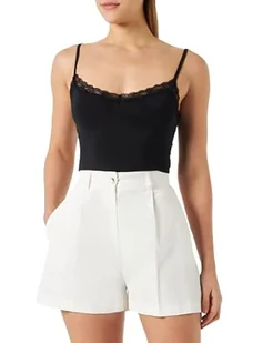 Pinko Damskie spodnie ze stretchu, lniane, Z15_biały Nembo, 66 - Spodnie damskie - miniaturka - grafika 1