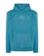 Bluzy męskie - Bluza z kapturem Znak Zodiaku Strzelec Minimalistyczny Styl Niebieska L - miniaturka - grafika 1