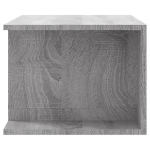 Lumarko Szafka pod TV z oświetleniem LED, szary dąb sonoma, 90x39x30 cm - Szafki RTV - miniaturka - grafika 10