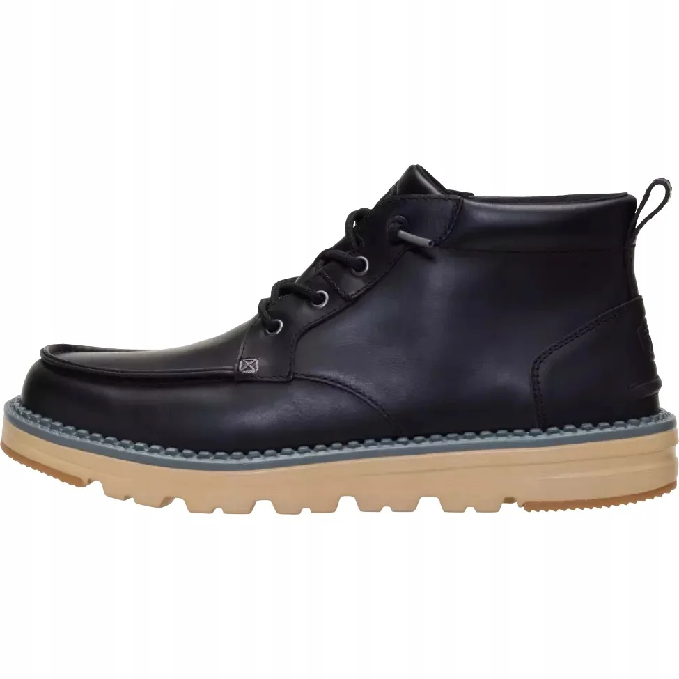 HeyDude Męskie Trzewiki Skórzane Flint Boot Leather 48