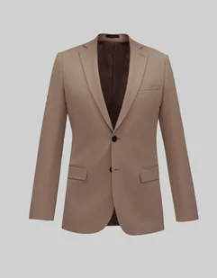 marynarka do zestawu lido khaki slim fit - Marynarki męskie - miniaturka - grafika 1