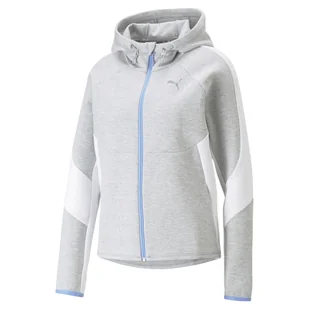 Bluza z kapturem damska Puma Evostripe szara 67308504-XS - Bluzy damskie - miniaturka - grafika 1