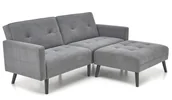 Narożniki - Sofa rozkładana z funkcją narożnika CORNELIUS popiel - miniaturka - grafika 1