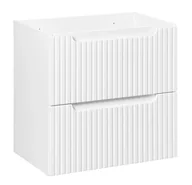 Szafki łazienkowe - Biała szafka pod umywalkę z szufladami 60 cm T3-E30 - miniaturka - grafika 1