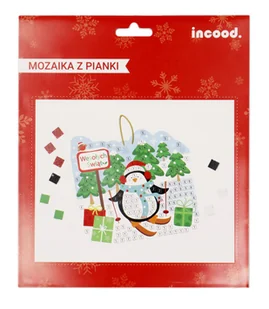 Mozaika Z Pianki Pingwin - Zabawki kreatywne - miniaturka - grafika 1