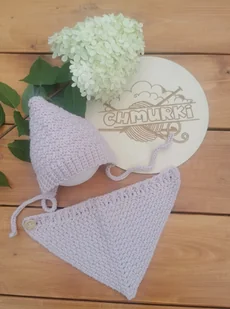 Czapka bonetka Elfik z bandamą - Czapki dla dzieci - miniaturka - grafika 1