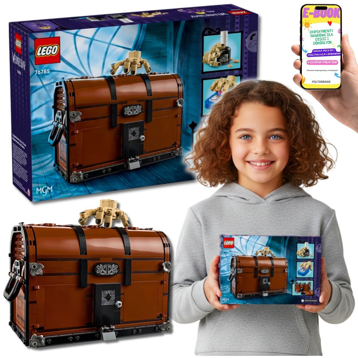 LEGO® Wednesday Mieszkanie Rączki – Zestaw Netflix Addams (76785) PREZENT DLA CÓRKI WNUCZKI + EBOOK