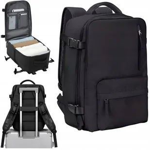 PLECAK RYANAIR 40x20x25 DO SAMOLOTU PODRÓŻNY BAGAŻ PODRĘCZNY KABINOWY MOCNY - Torby podróżne - miniaturka - grafika 1