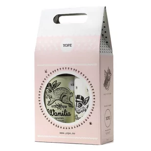 YOPE Mydło do rąk WANILIA + Balsam do rąk WANILIA ZESTAW ŚWIĄTECZNY 800 ml - Balsamy i kremy do ciała - miniaturka - grafika 1