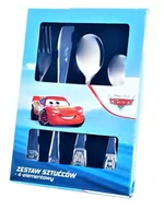 Kubki dla dzieci - Komplet 4 sztućców dla dzieci Cars DISNEY - miniaturka - grafika 1