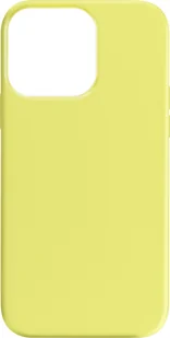 Półsztywne silikonowe etui na telefon komórkowy Apple iPhone 15 Pro Max, Soft Touch - żółte - Etui i futerały do telefonów - miniaturka - grafika 1