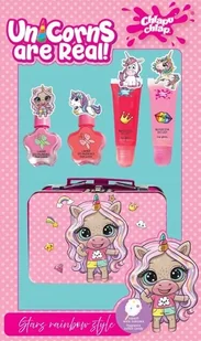 ESTETICA Chlapu Chlap Unicorns Are Real zestaw dziecięcy z walizeczką - Kosmetyki kąpielowe dla dzieci - miniaturka - grafika 1