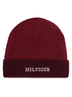 Tommy Hilfiger Czapka AU0AU01930 Czerwony - Czapki dla dzieci - miniaturka - grafika 1