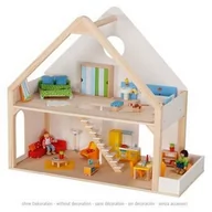 Domki dla lalek - 2-piętrowy domek dla lalek, GOKI-51523 - miniaturka - grafika 1