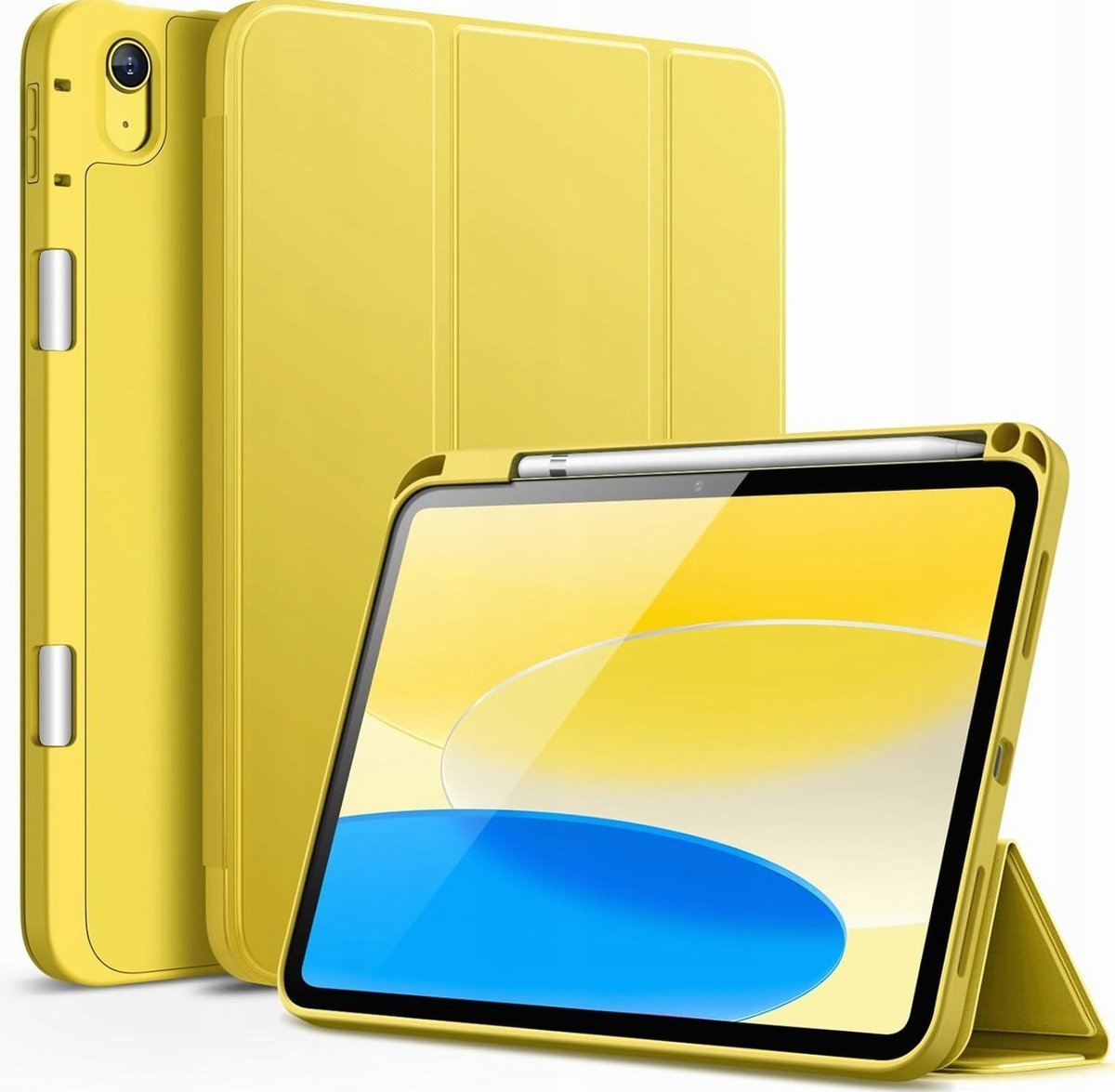 ETUI 11 CALI POKROWIEC TABLET SMART COVER OCHRONNY ŻÓŁTY SMUKŁY
