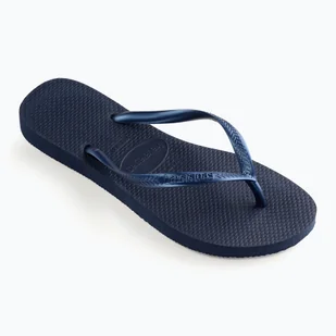 Japonki damskie Havaianas Slim navy blue - Klapki i japonki damskie - miniaturka - grafika 1