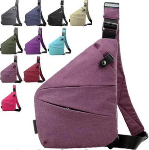 Torba podróżna antykradzieżowa dla kobiet, torba antykradzieżowa, torby crossbody antykradzieżowe dla kobiet, torba podróżna antykradzieżowa Fiolet... - Torby podróżne - miniaturka - grafika 1