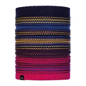 Czapki damskie - Buff Komin Zimowy Knitted & Fleece Neckwarmer Neper NIGHT BLUE 113347.779.10.00 - miniaturka - grafika 1