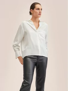 Koszule damskie - Mango Koszula Limone 27075767 Biały Regular Fit - grafika 1