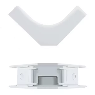Qoltec Qoltec Narożnik wewnętrzny biały 54225 - Wtyczki i adaptery - miniaturka - grafika 1
