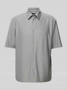 Koszula casualowa o kroju relaxed fit z drobnym prążkowaniem model ‘BOYY LIFE’ - Koszule męskie - miniaturka - grafika 1