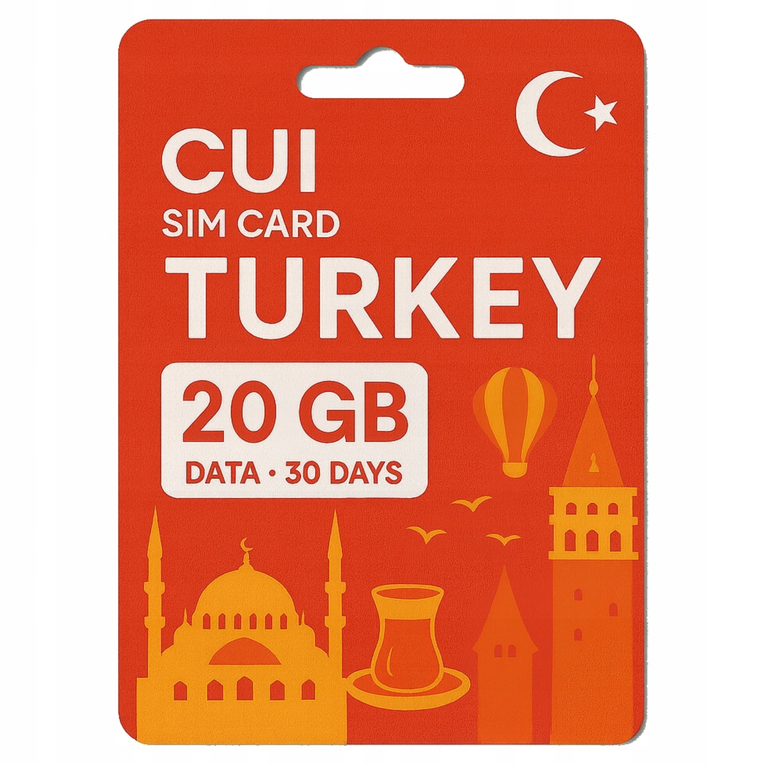 Karta Sim Cui Lifecell Roaming Internet Turcja 20GB Lte 4G Karta Prepaid