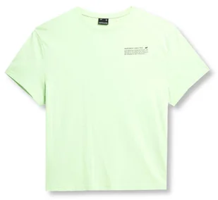T-shirt damski 4F SS23TTSHF344 - jasna zieleń XS - Bluzki damskie - miniaturka - grafika 1