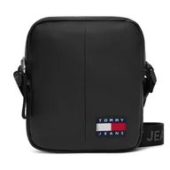 Torby męskie - Saszetka Tommy Jeans Tjm Ess Daily Pu Reporter AM0AM13712 Czarny - miniaturka - grafika 1