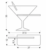 Lampy ścienne - Candellux Lampa kinkiet 21-03577 z serii PICCOLO - miniaturka - grafika 1