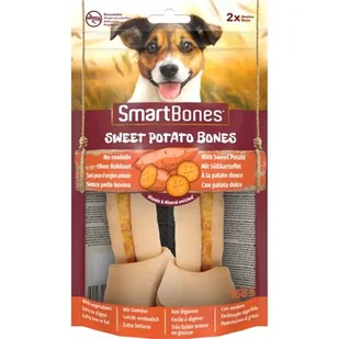 Smartbones SmartBones Sweet Potato Bones Mini 8szt. - przysmaki dla małych psów, z batatami i kurczakiem SMB-027408 - Przysmaki dla psów - miniaturka - grafika 1