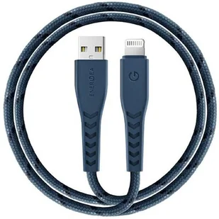 ENERGEA kabel Nyloflex USB - Lightning Charge and Sync C89 MFI 1.5m niebieski/blue - Kable - miniaturka - grafika 1