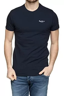 Koszulki męskie - Pepe Jeans Koszulka męska, Niebieski (Dulwich), XS - grafika 1