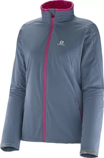 Kurtki i kamizelki sportowe damskie - Salomon Kurtka Salomon Nova Softshell W Dark Blue 363283 - grafika 1