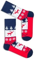 Skarpetki męskie - Skarpetki męskie w świąteczny norweski wzór Milena - miniaturka - grafika 1