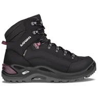 Buty trekkingowe damskie - Buty damskie Lowa Renegade GTX Mid Ws Rozmiar butów (UE): 37 / Kolor: czarny/różówy - miniaturka - grafika 1