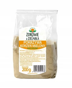 Pokrzywa korzeń i liść mielony Natura Wita 200 g - Herbata - miniaturka - grafika 1