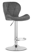 Taborety i hokery - Szary hoker barowy P0-A39 - miniaturka - grafika 1