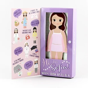 Lalka Sofia Kreatywny Zestaw Magnetyczny - Lalki dla dziewczynek - miniaturka - grafika 1