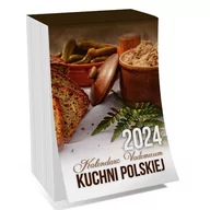 Kalendarze - Kalendarz ścienny dzienny 72x114mm KALPOL 2024 vademecum kuchni polskiej zdzierak 1szt. - miniaturka - grafika 1