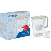 Dzbanki filtrujące - Dzbanek filtrujący BRITA Style Essential Piaskowy + 4 x Wkład Maxtra Pro Pure Performance - miniaturka - grafika 1