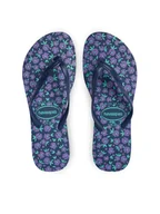 Klapki i japonki damskie - Havaianas Japonki 41445119071 Granatowy - miniaturka - grafika 1