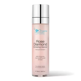 THE ORGANIC PHARMACY Rose Diamond Exfoliating Cleanser żel złuszczający do twarzy 50ml - Kosmetyki do pielęgnacji twarzy męskie - miniaturka - grafika 1